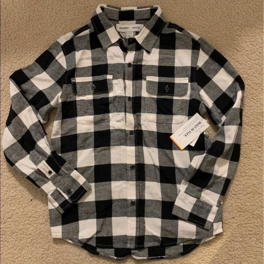 Boys Size 10/12 Old Navy flannel shirts